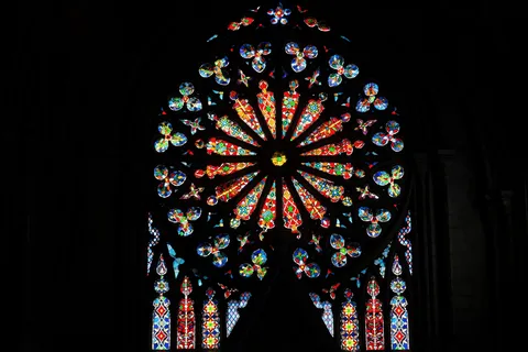 Rosace de la basilique du Vœu national, Quito, Équateur — Nicolas Marincic