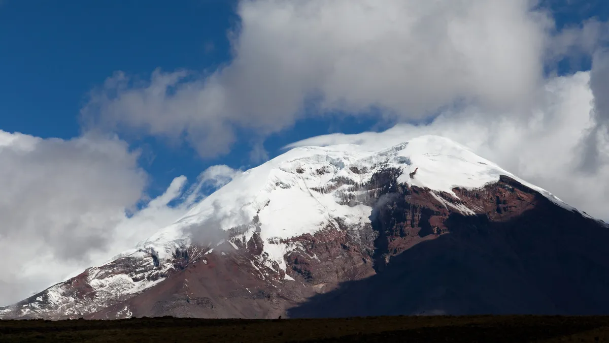 Glaciated summit of Chimborazo, Ecuador — Nicolas Marincic