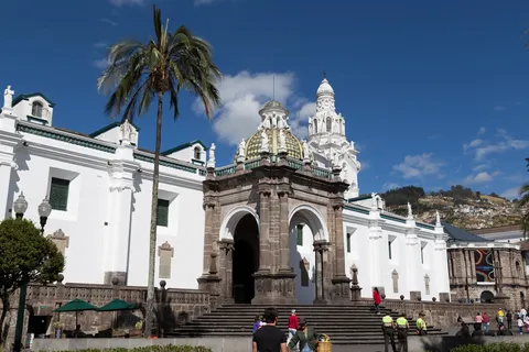 Cathédrale de Quito sur la Plaza Grande, Équateur — Nicolas Marincic