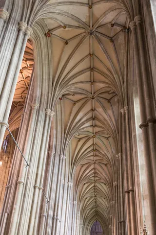 Voûte de la nef de la cathédrale de Cantorbéry, Royaume-Uni — Nicolas Marincic