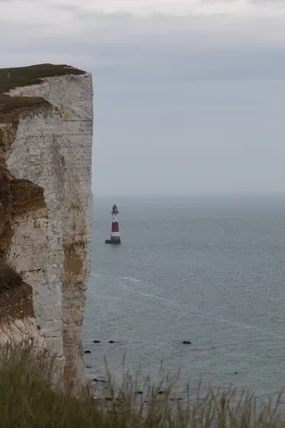 Falaise de craie et phare de Beachy Head, Royaume-Uni — Nicolas Marincic
