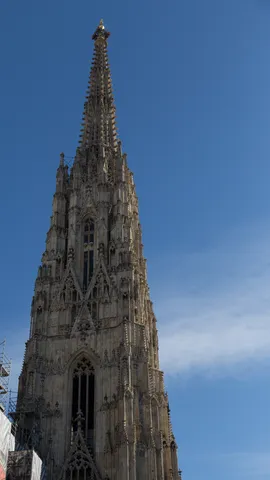 Gothic spire of St Stephen’s Cathedral, Vienna, Austria — Nicolas Marincic