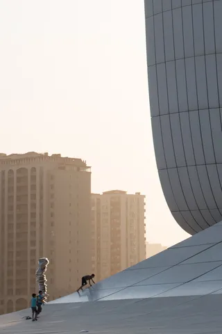 Curves of the Heydar Aliyev Centre, Baku, Azerbaijan — Nicolas Marincic