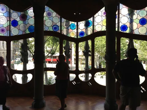 Bay window of the main floor, Casa Batlló, Spain — Nicolas Marincic