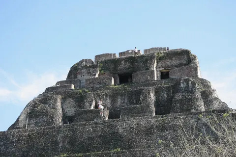 Upper temple of El Castillo, Xunantunich, Belize — Nicolas Marincic