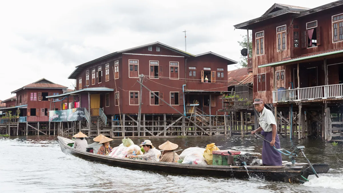 Stilt houses on Inle Lake, Burma — Nicolas Marincic