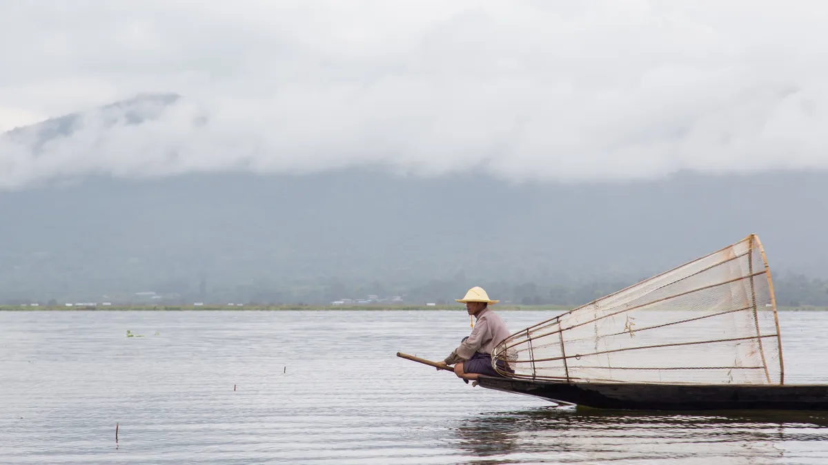 Fisherman on Inle Lake, Burma — Nicolas Marincic