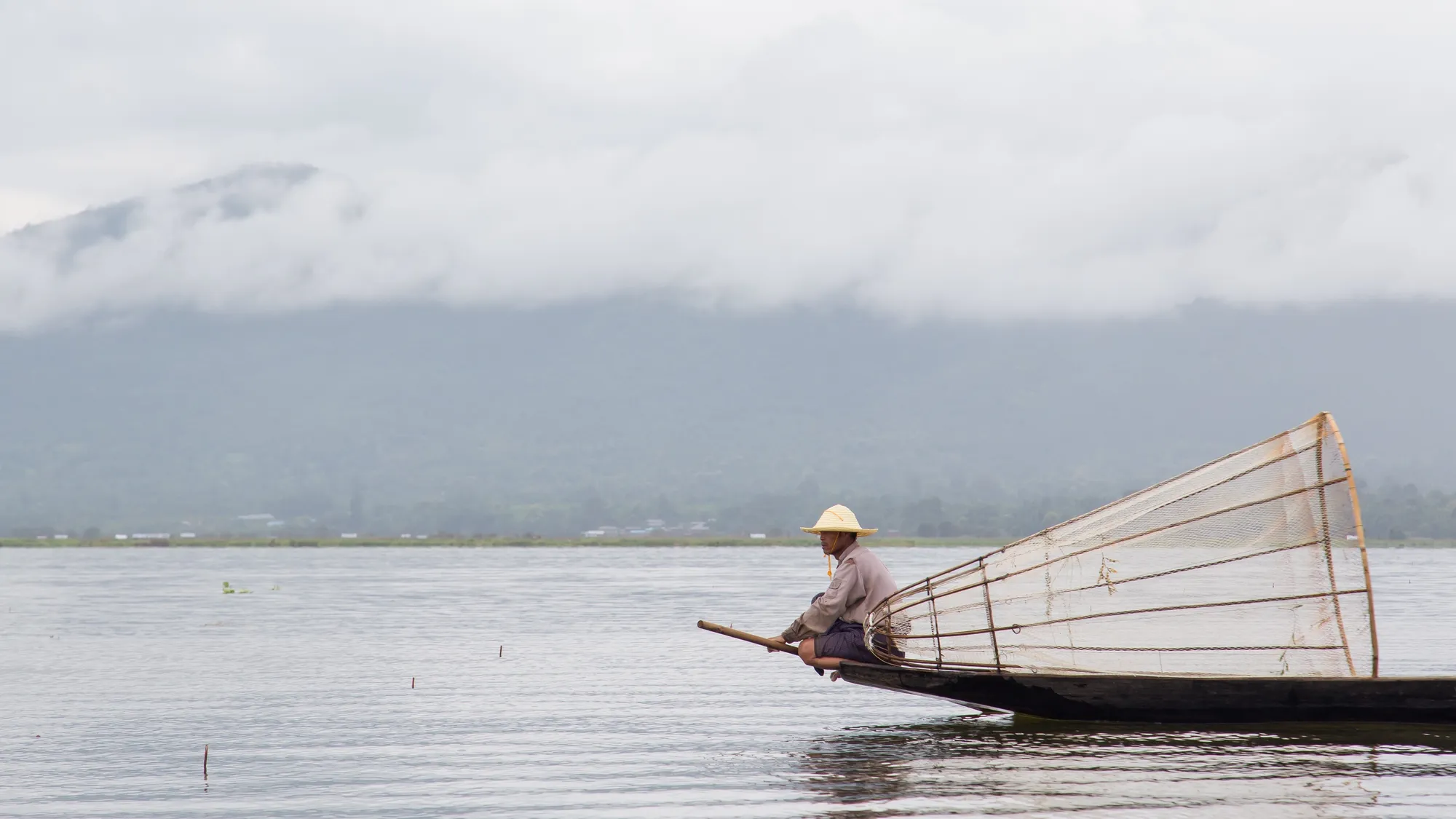 Fisherman on Inle Lake, Burma — Nicolas Marincic