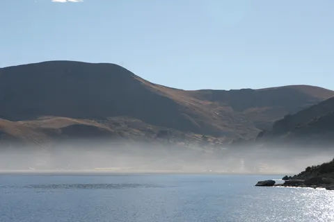 Morning mist on Lake Titicaca, Copacabana, Bolivia — Nicolas Marincic