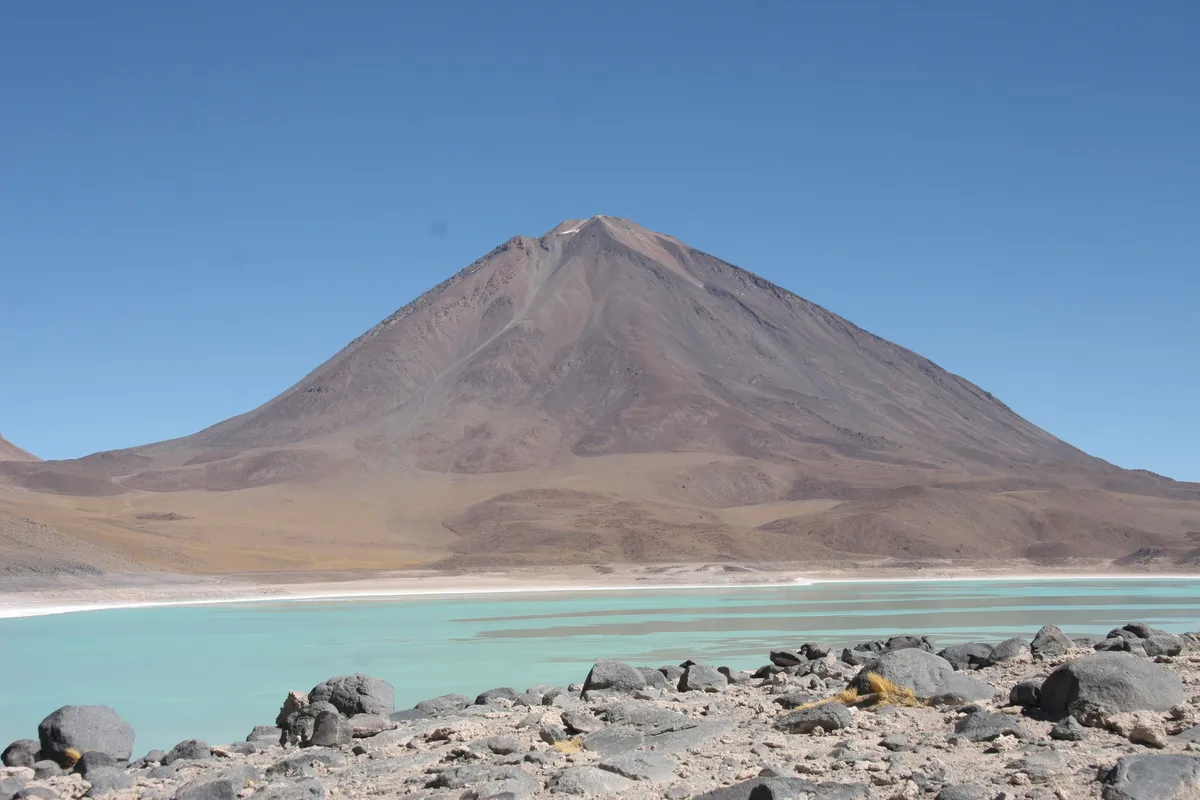 Licancabur volcano above Laguna Verde, Bolivia — Nicolas Marincic