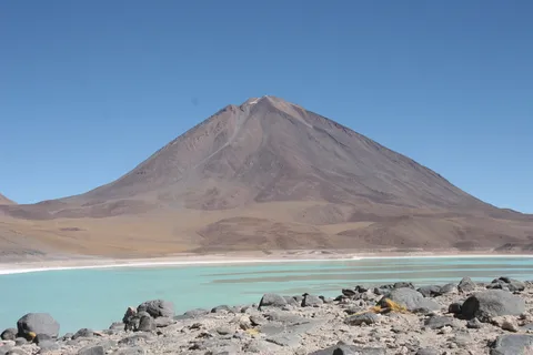 Licancabur volcano above Laguna Verde, Bolivia — Nicolas Marincic
