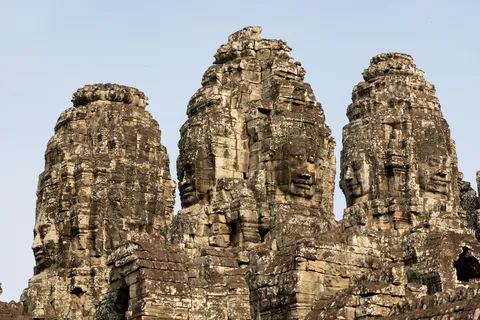 Three face towers of the Bayon, Cambodia — Nicolas Marincic
