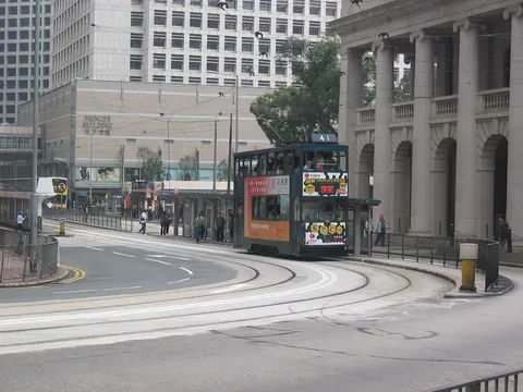 Hong Kong double-decker tram, China — Nicolas Marincic