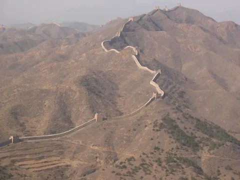 Great Wall snaking along the ridge at Simatai, China — Nicolas Marincic