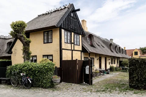 Maisons à colombages et toits de chaume, Dragør, Danemark — Nicolas Marincic