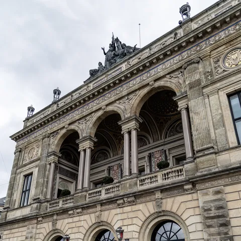 Loggia ornée du Théâtre royal danois, Copenhague, Danemark — Nicolas Marincic
