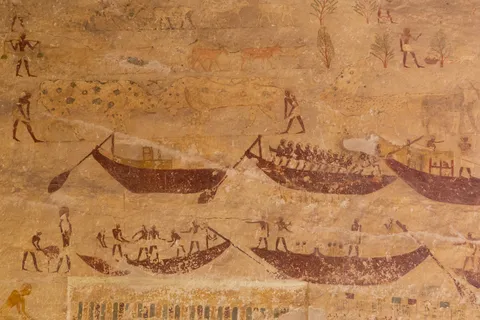 Boats on the Nile, Minya, Egypt — Nicolas Marincic