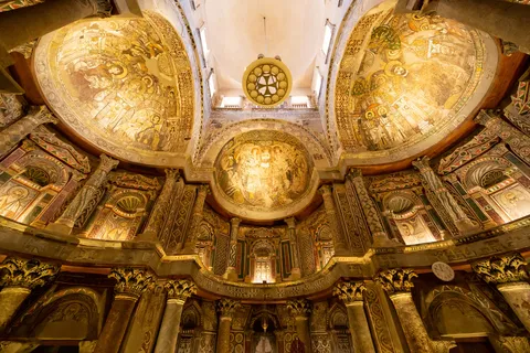 Gilded domes of a church, Egypt — Nicolas Marincic