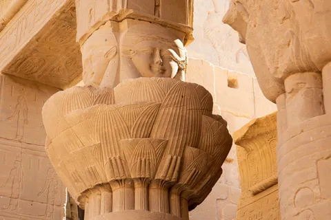 Hathor capital, Philae, Egypt — Nicolas Marincic