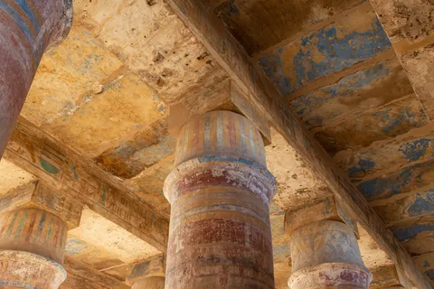 Plafond peint, Karnak, Égypte — Nicolas Marincic