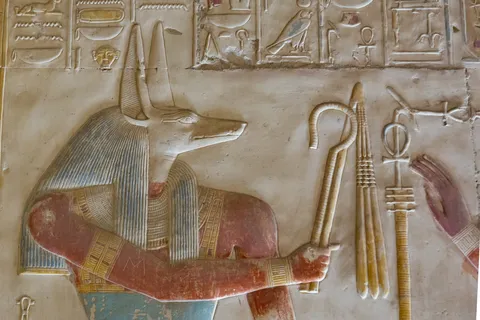 Anubis relief, Abydos, Egypt — Nicolas Marincic