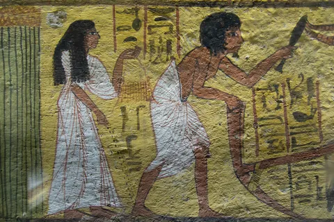 Fields of Iaru, tomb of Sennedjem, Deir el-Medina, Egypt — Nicolas Marincic