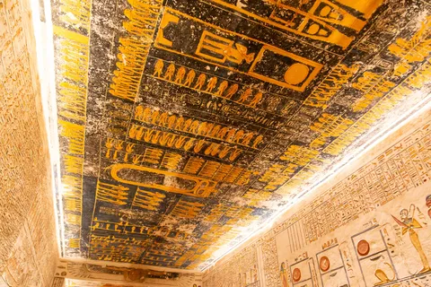 Astronomical ceiling of KV9, Valley of the Kings, Egypt — Nicolas Marincic