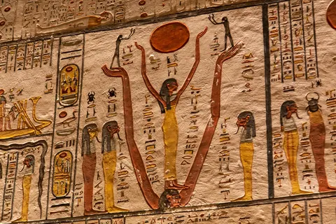 Figure de Nout dans KV9, Vallée des Rois, Égypte — Nicolas Marincic