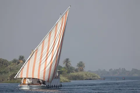Felouque sur le Nil, Égypte — Nicolas Marincic