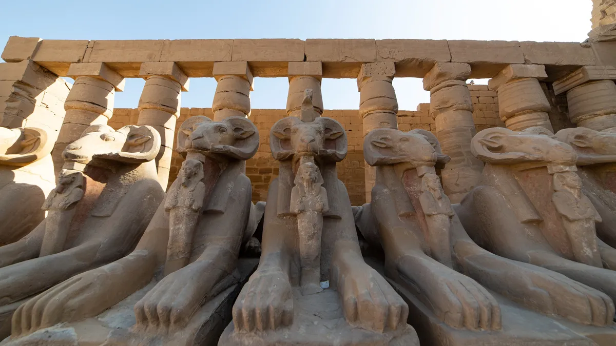 Ram-headed sphinxes at Karnak, Egypt — Nicolas Marincic