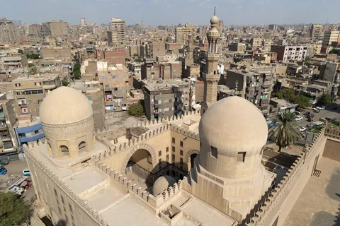 Ibn Touloun et le vieux Caire depuis le minaret, Égypte — Nicolas Marincic