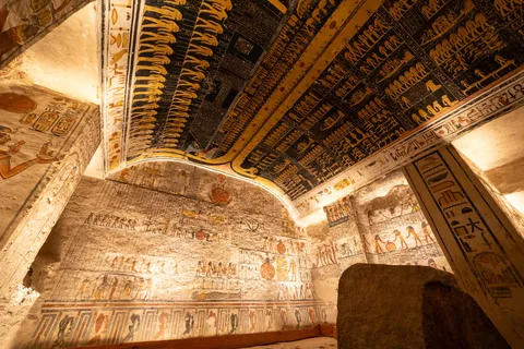 Book of the Night ceiling, tomb of Ramesses VI, Egypt — Nicolas Marincic