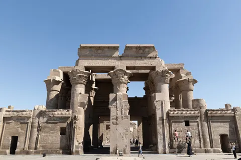 Façade du temple de Kom Ombo, Égypte — Nicolas Marincic