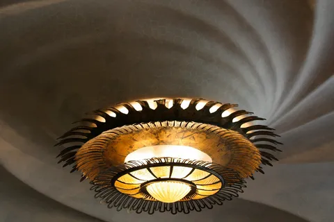Spiral ceiling at Casa Batlló, Spain — Nicolas Marincic