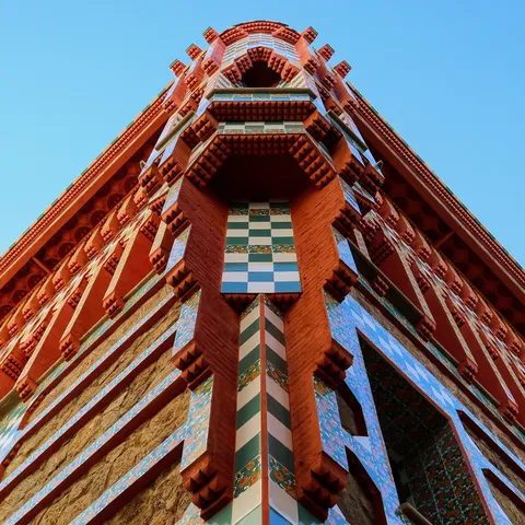 Façade of Casa Vicens, Barcelona, Spain — Nicolas Marincic
