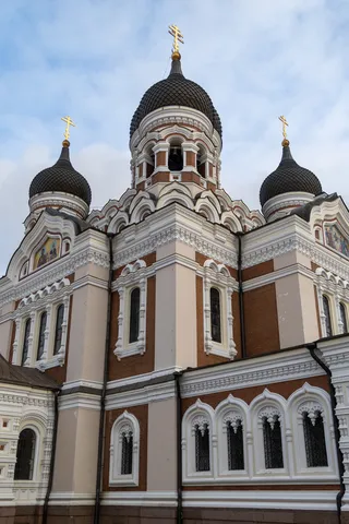 Coupoles de la cathédrale Alexandre-Nevski, Tallinn, Estonie — Nicolas Marincic
