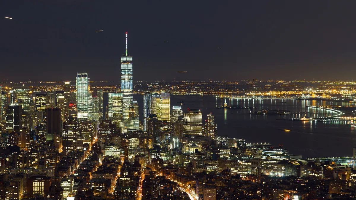 Manhattan by night from the Empire State Building, United States — Nicolas Marincic