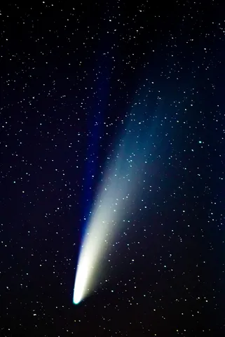 Comet NEOWISE with its ion tail, France — Nicolas Marincic