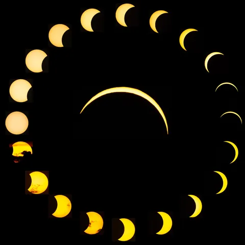 Solar eclipse of 12 August 2026, phases, France — Nicolas Marincic