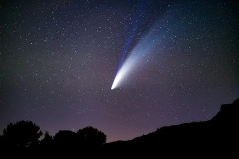 Comet NEOWISE in the night sky, France — Nicolas Marincic