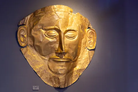 Masque d’Agamemnon, Musée archéologique national d’Athènes, Grèce — Nicolas Marincic