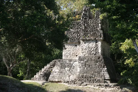 Temple in the forest, Uaxactún, Guatemala — Nicolas Marincic