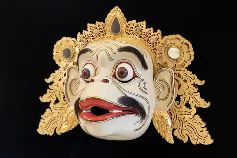 Masque topeng balinais, musée Setia Darma, Indonésie — Nicolas Marincic