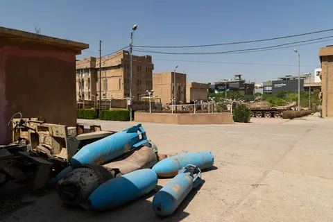 Bombs and tanks at the Amna Suraka museum, Iraq (Kurdistan) — Nicolas Marincic