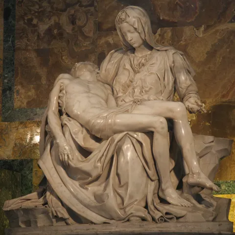 Pietà de Michel-Ange, basilique Saint-Pierre, Italie — Nicolas Marincic