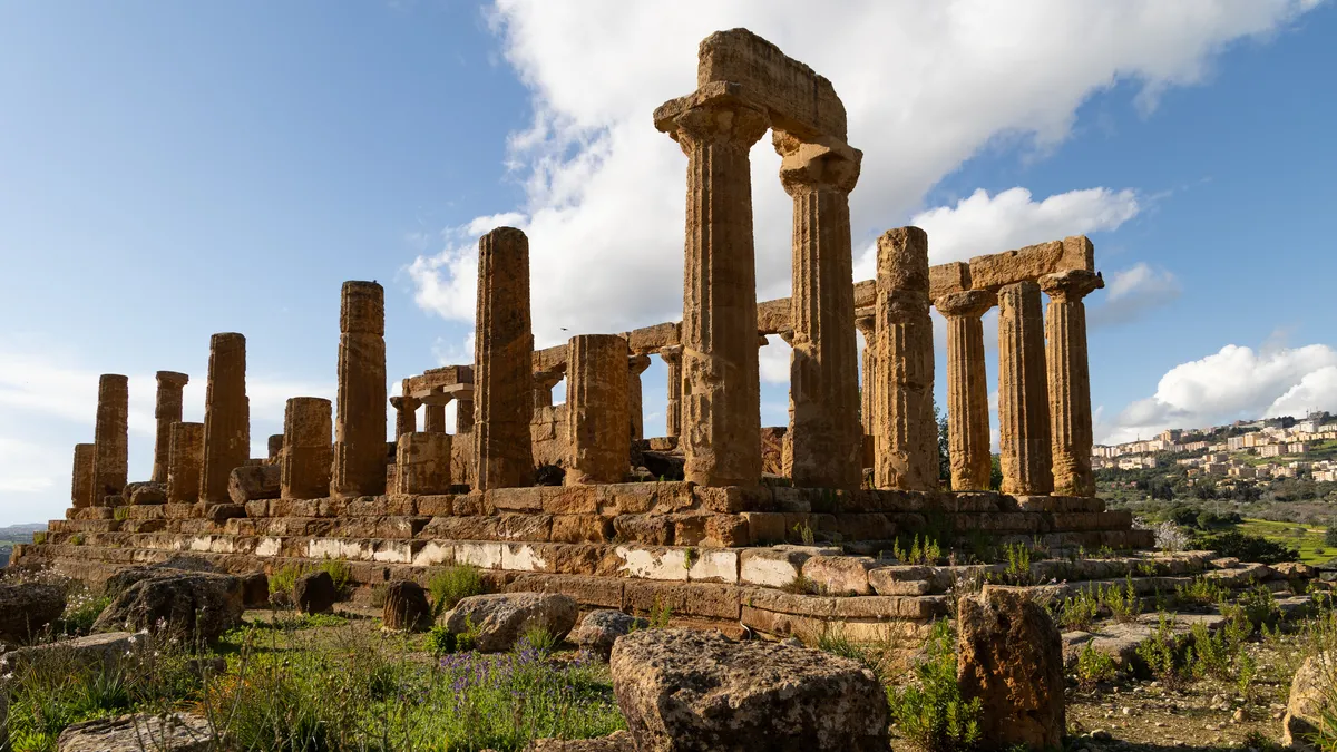 Temple de Junon sur la crête, Agrigente, Italie — Nicolas Marincic