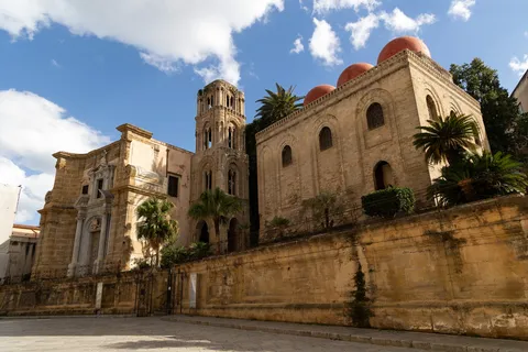 La Martorana and the red domes of San Cataldo, Palermo, Italy — Nicolas Marincic