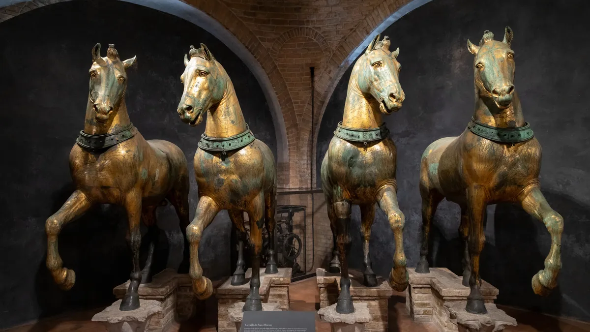 Chevaux de bronze de Saint-Marc, Venise, Italie — Nicolas Marincic