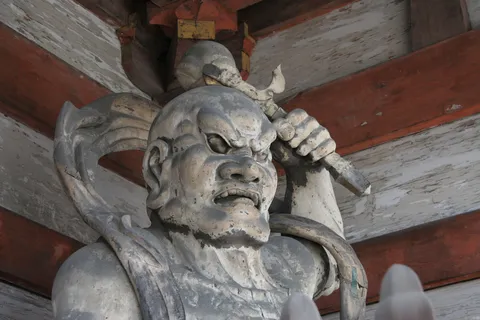 Niō guardian statue, Ninna-ji, Kyoto, Japan — Nicolas Marincic