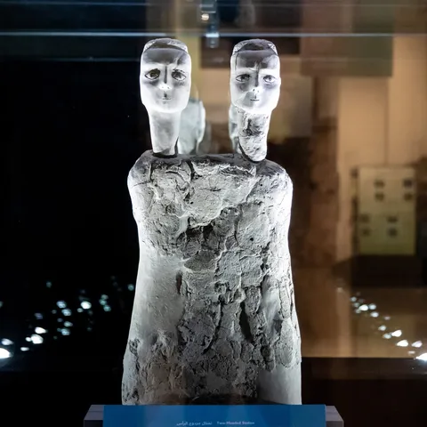 Neolithic statues of Ain Ghazal, Jordan Museum, Jordan — Nicolas Marincic
